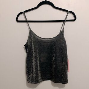 ❤️ BNWT Juicy Couture sleepwear lounge/Pajama set size L in Black/metallic